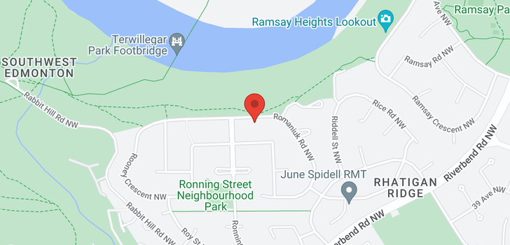 map of 716 Romaniuk RD NW